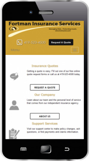 Responsive for Mobile Phones